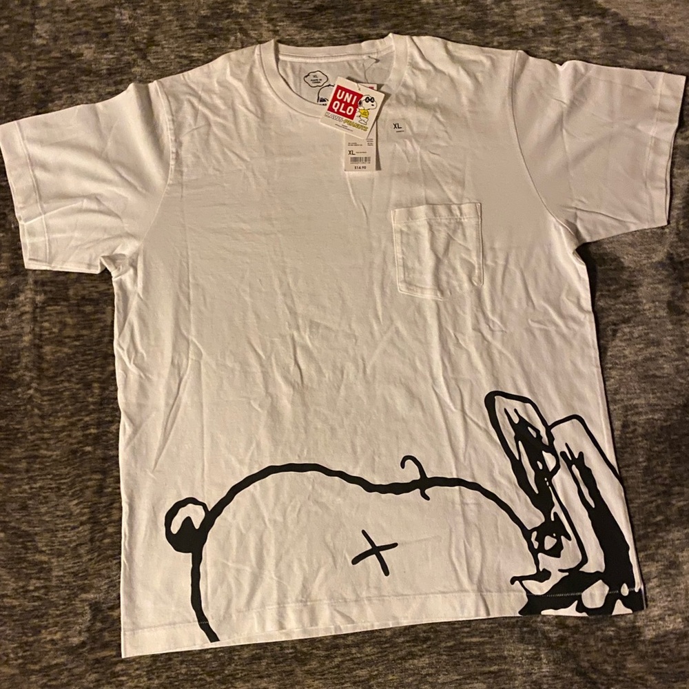 Kaws Peanuts Snoopy T Shirt